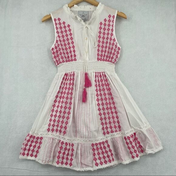 Area Stars Tina Sleveless Tie Patterned Dress NWT M - Picture 6 of 16